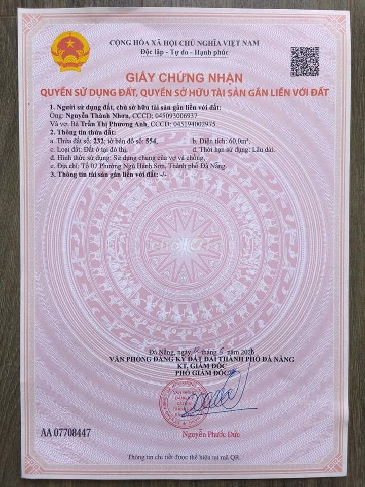 Lô góc đẹp 2 mặt kiệt thoáng mát ,sát chợ BÌNH KỲ ,sát trường học 