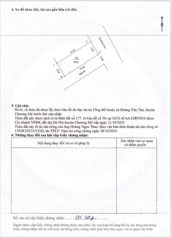Chủ cần bán cắt lô lô 82m2 mặt đường liên xã trần phú