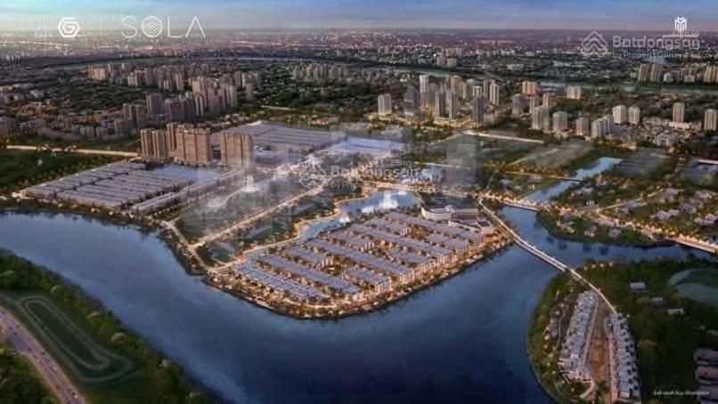 Biệt thự 3 mặt giáp sông villa sola tại the global city mở bán