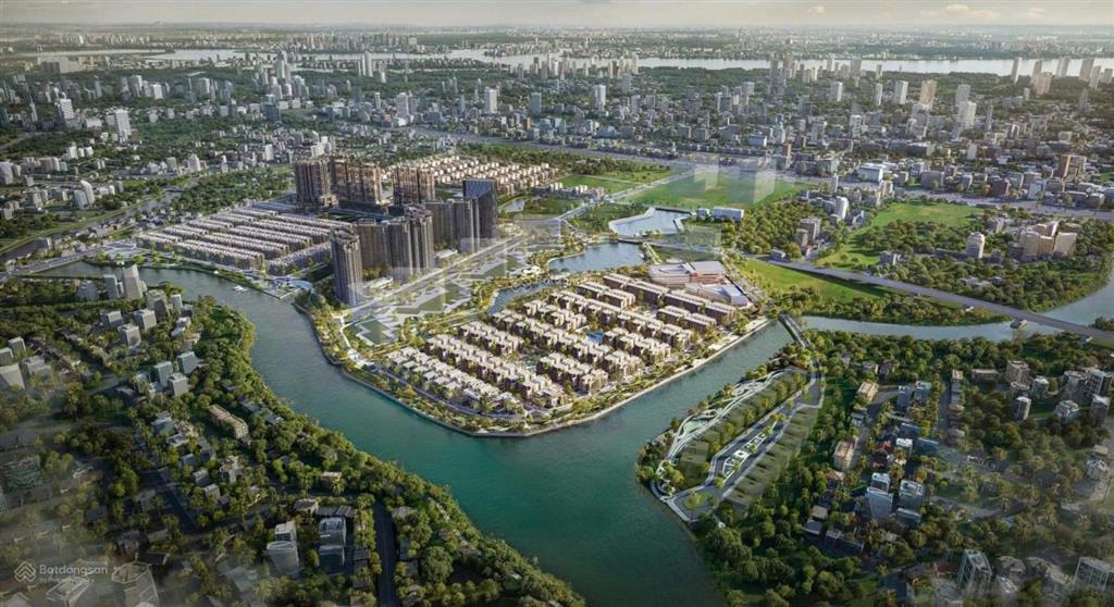 Biệt thự 3 mặt giáp sông villa sola tại the global city mở bán