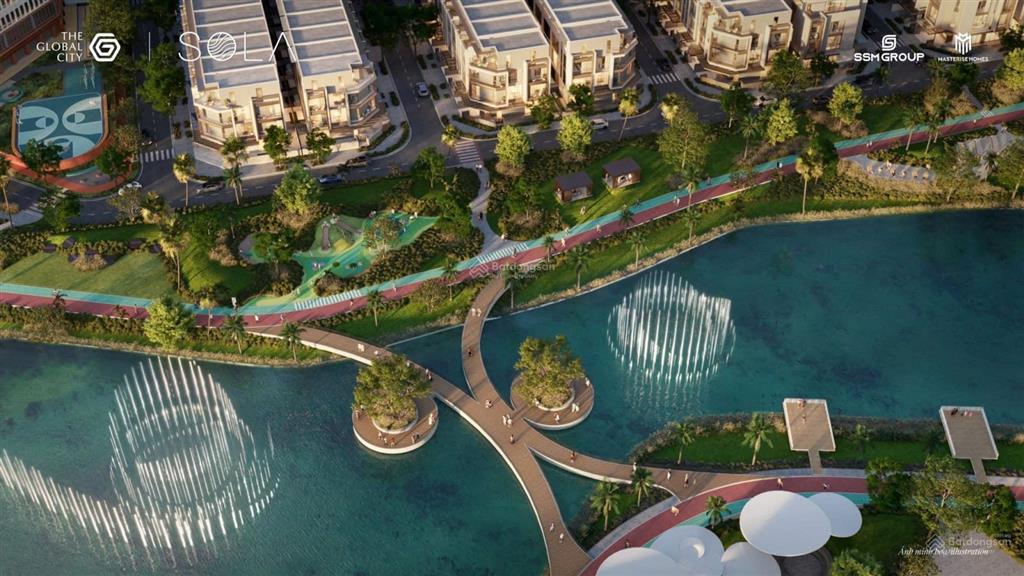 Bán biệt thự sola 3 mặt giáp sông tại the global city