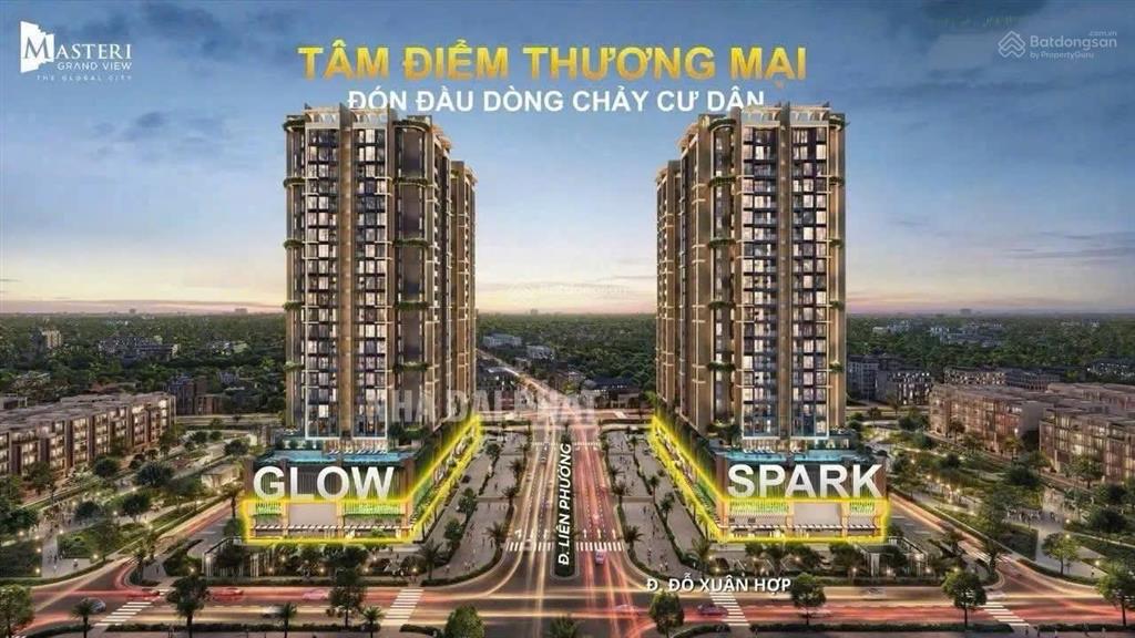 Chủ đầu tư masteri mở bán shophouse tòa grandview bàn giao cuối 2026