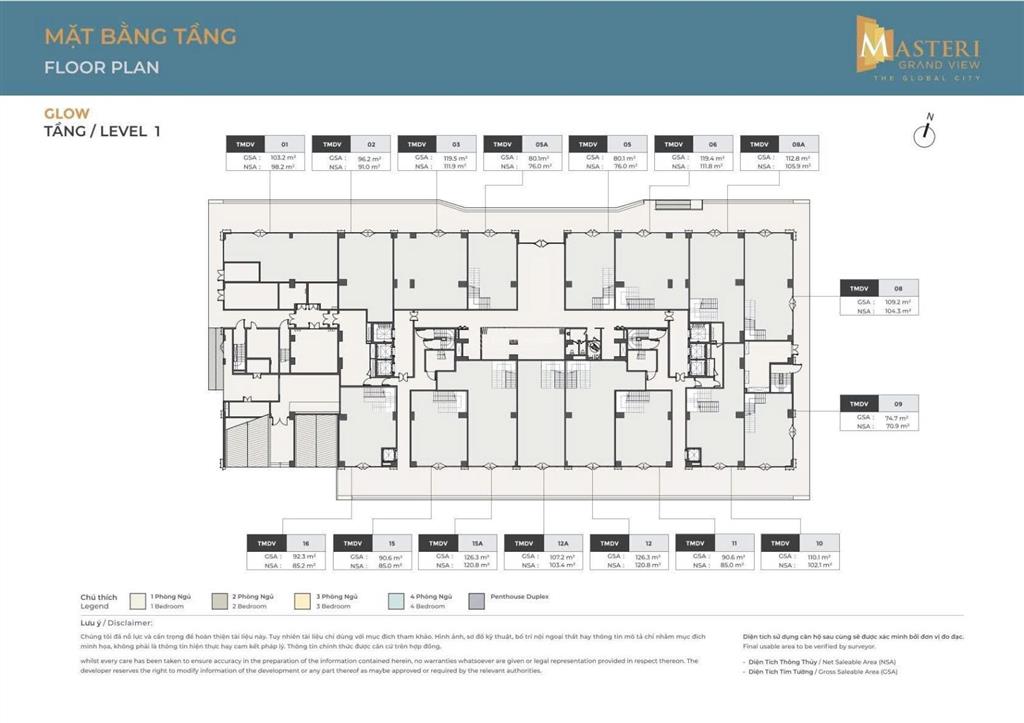 Cdt masteri mở bán shophouse tòa căn hộ grand view tại the global city