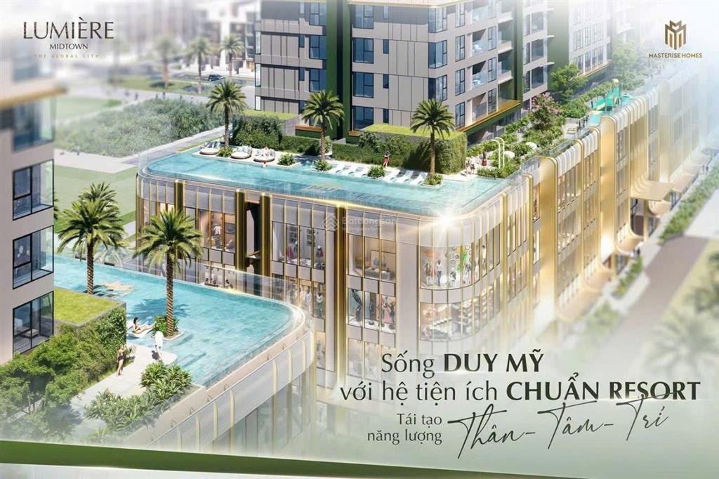 Bán căn lumière midtown 2pn diện tích 76,4m2 toà a giá 12,9 tỷ tại the global city
