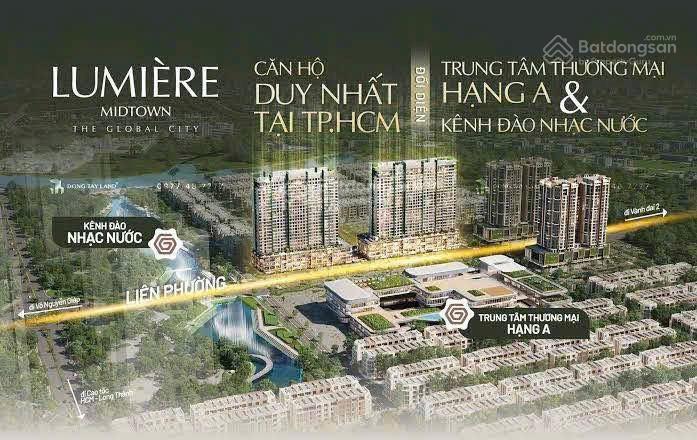 Bán căn lumière midtown 2pn diện tích 76,4m2 toà a giá 12,9 tỷ tại the global city