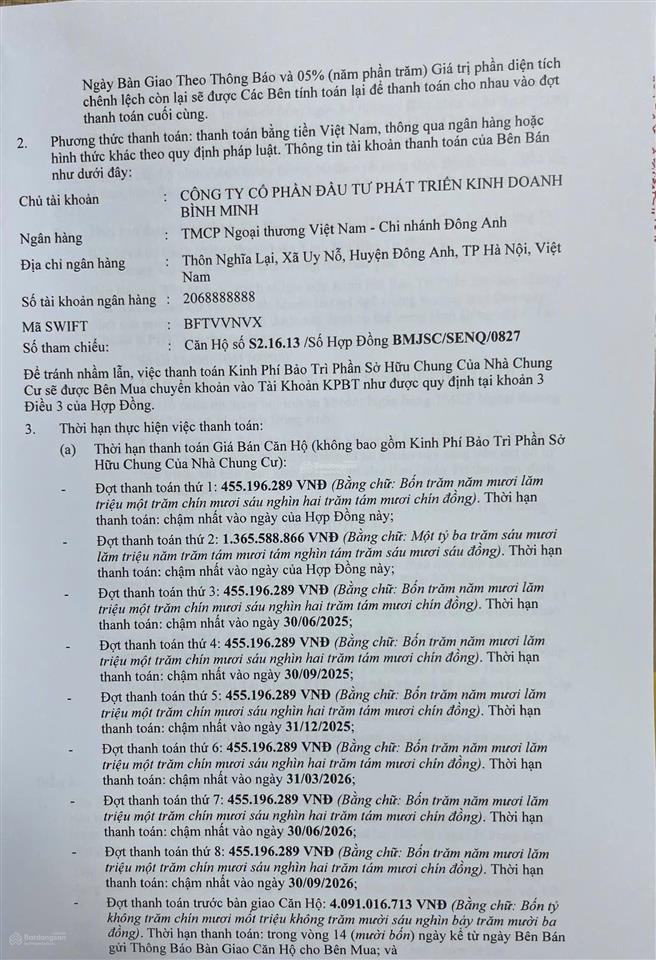 Chính chủ bán căn duplex 117,5m2 ban công đông nam view thoáng toà s2 the senique  chỉ 84tr/m2