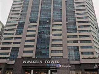 Cc cho thuê vp dt 220m2 tòa viwaseen, tố hữu. giá chỉ 48tr/tháng