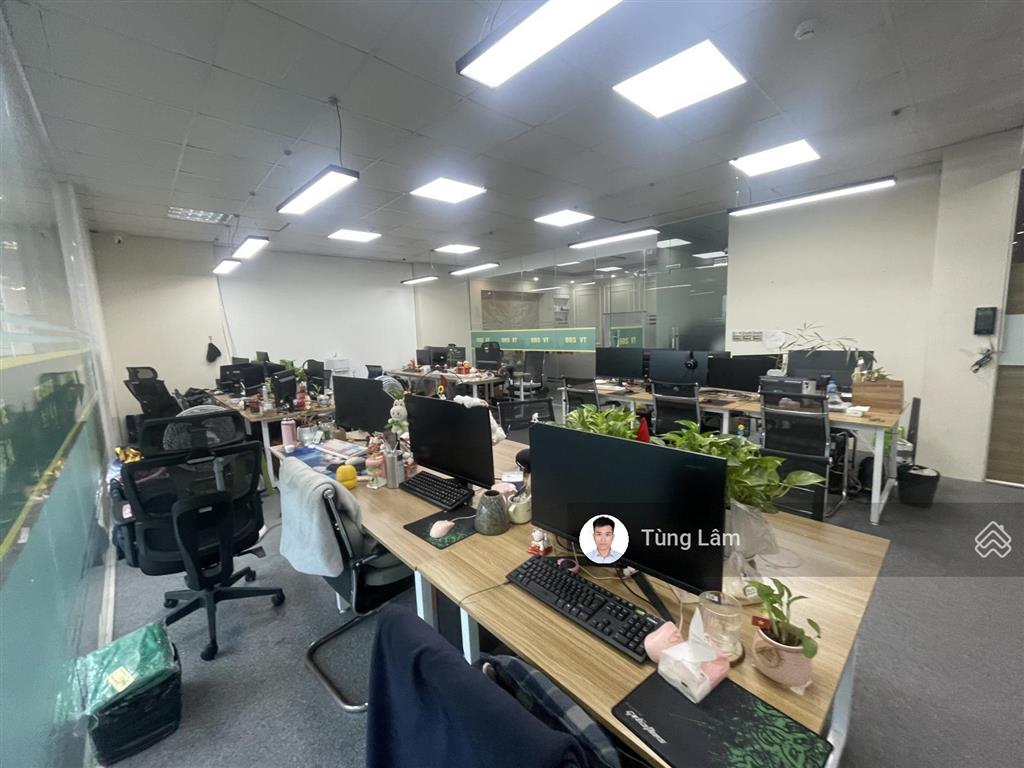 Cho thuê văn phòng phạm hùng gần big c thăng long, 180m² giá tốt