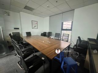 Cho thuê văn phòng chân đế chung cư homecity trung kính, 85m² full nội thất ngăn sẵn phòng