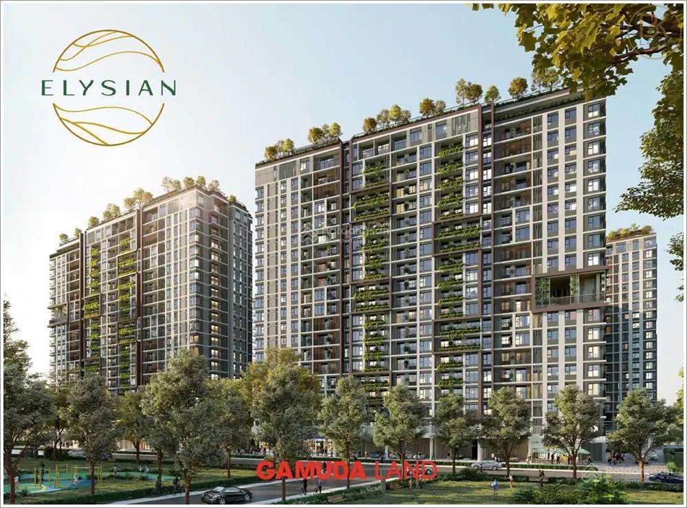Bán căn hộ elysian đẹp, 5,5 tỷ, 76m2, 2pn, 2wc , tầng 2 tại lò lu, trường thạnh, q9, hcm