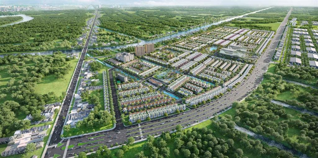 Nhà phố la home long an dt 5x17 kế góc giá chỉ 3,4 tỷ
