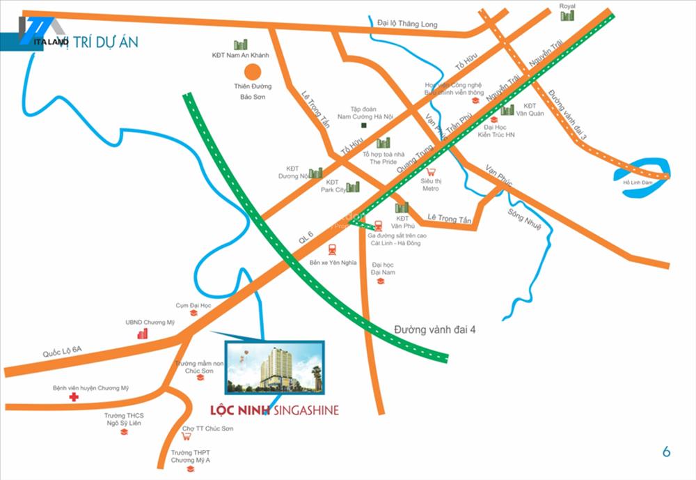 Bán dự án văn phòng  thương mại 5 tầng quốc lộ 6  chúc sơn  chương mỹ