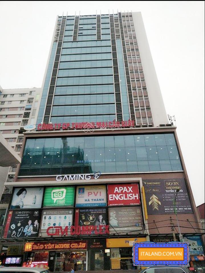 Cho thuê tòa nhà giá cực hấp dẫn tại ctm, 139 cầu giấy, diện tích cho thuê 300m2