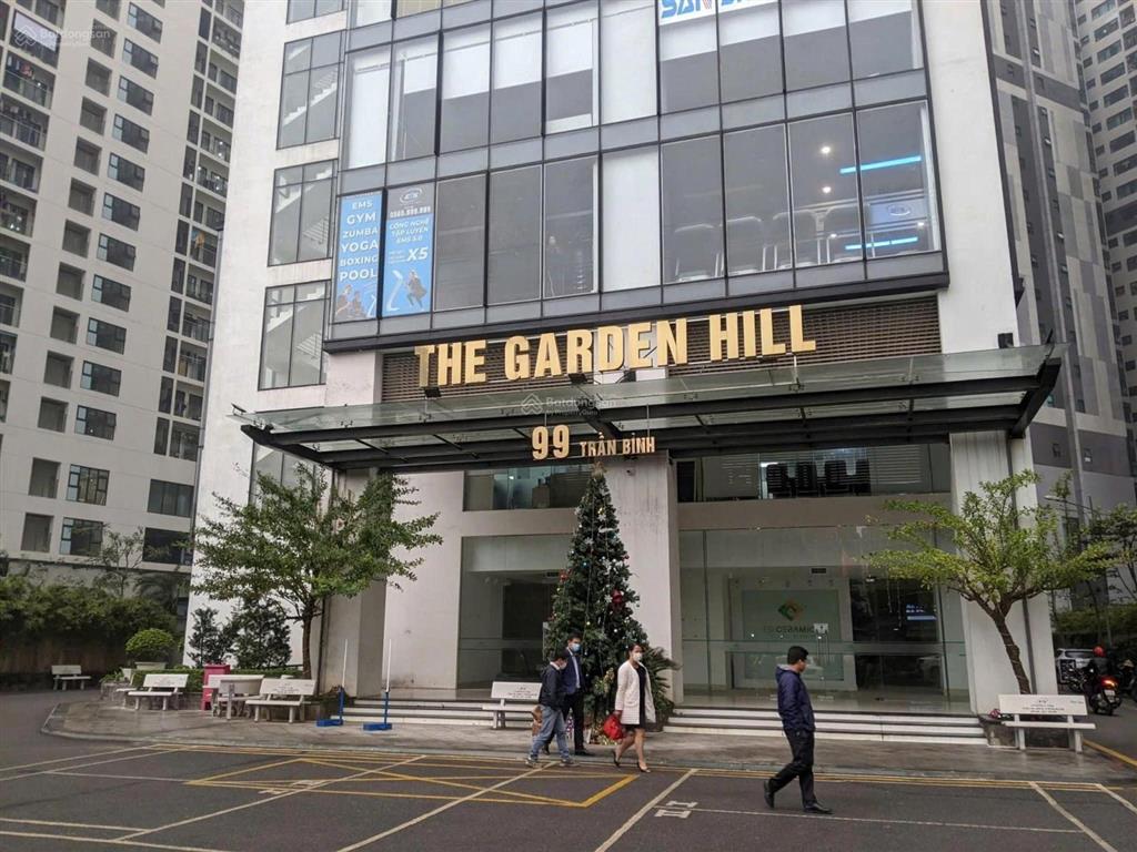 Cho thuê mặt bằng thương mại 460m2 tầng 1 the garden hill  99 trần bình