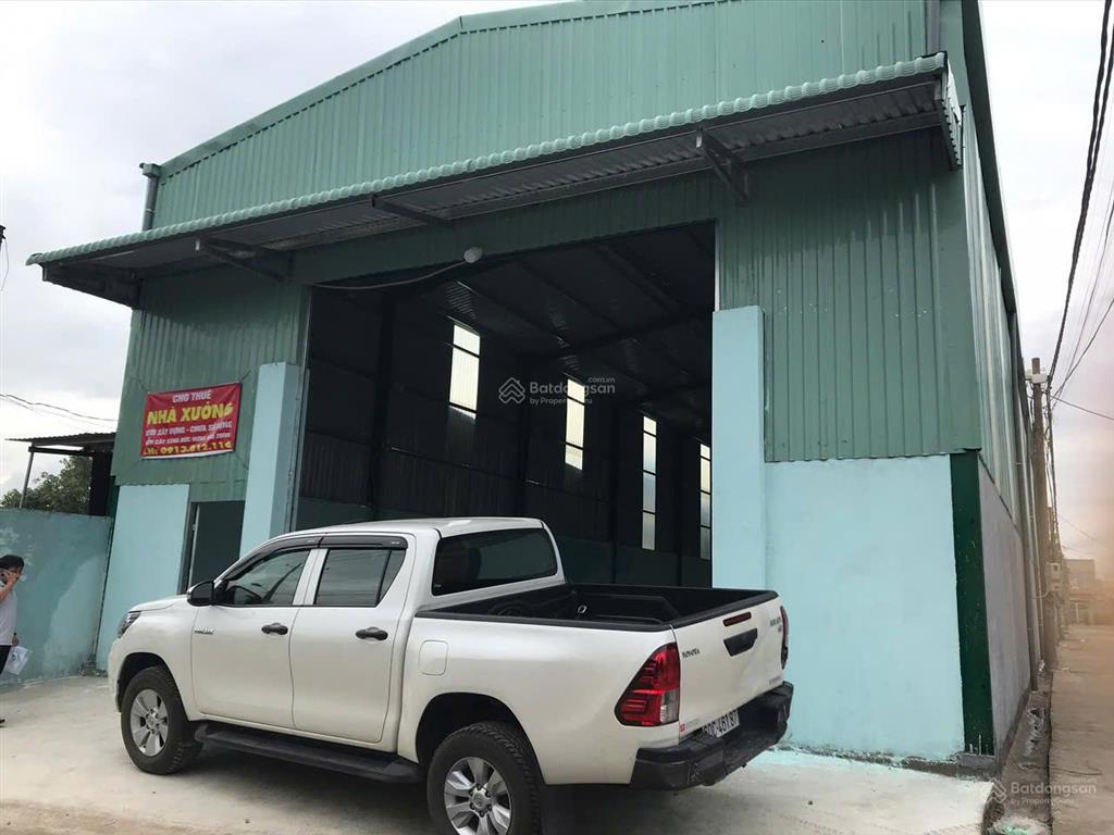 Cho thuê nhà xưởng xây sẵn, dt 420m2 điện 3 pha, gần cây xăng 75 đường đồng khởi,  0966 113 ***