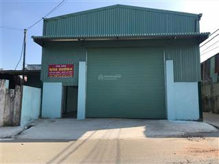 Cho thuê nhà xưởng xây sẵn, dt 420m2 điện 3 pha, gần cây xăng 75 đường đồng khởi,  0966 113 ***