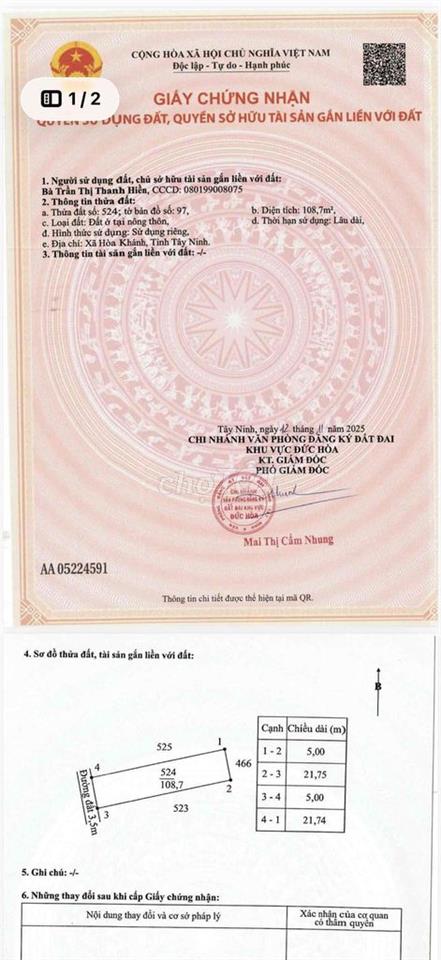 Đất rẽ sát gần đường 823D kết nối tp,hcm