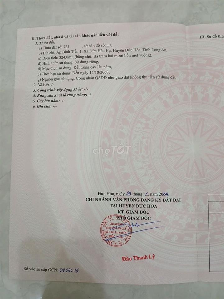 Cần bán dãy trọ 624mv có 10p và đất trống