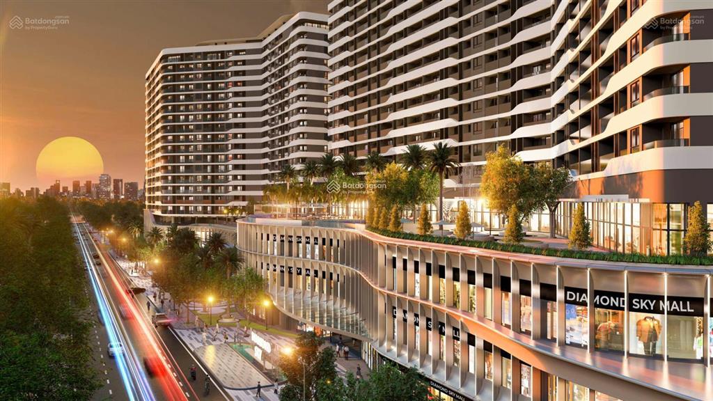 Cdt nhận booking căn hộ dimond sky, view sông, hồ đại nhật 16ha, nhạc nước, với giá từ 120tr/m2