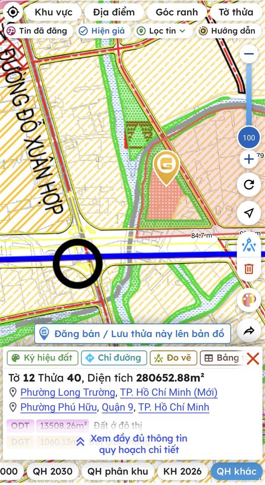 Chính chủ bán 1,7 ha đất qh giáo dục (trường thtp), kế kdc nam phan, gần đỗ xuân hợp & global city