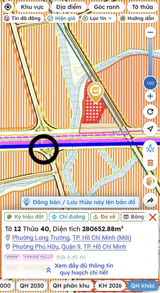 Chính chủ bán 1,7 ha đất qh giáo dục (trường thtp), kế kdc nam phan, gần đỗ xuân hợp & global city
