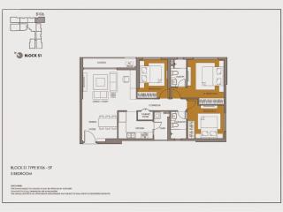 Chính chủ bán căn 3 ngủ 2503 toà s1 100.3m2