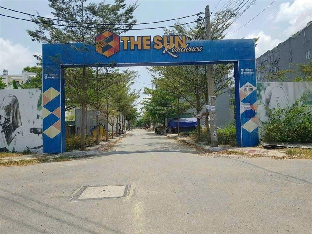 Nhà đẹp 4 tầng. trục chính kdc the sun. mt đường 8m. giá chỉ 6,85 tỷ tl