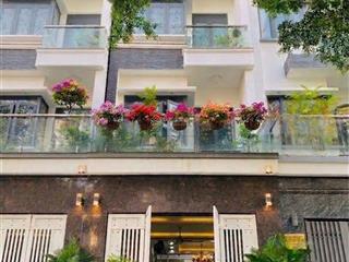 Nhà đẹp 4 tầng. trục chính kdc the sun. mt đường 8m. giá chỉ 6.85 tỷ tl