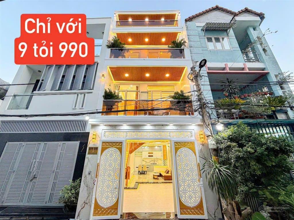 Bán gấp nhà 3 tầng sân thượng, hẻm xe hơi. gò ô môi. quận 7. giá 9.99 tỷ tl