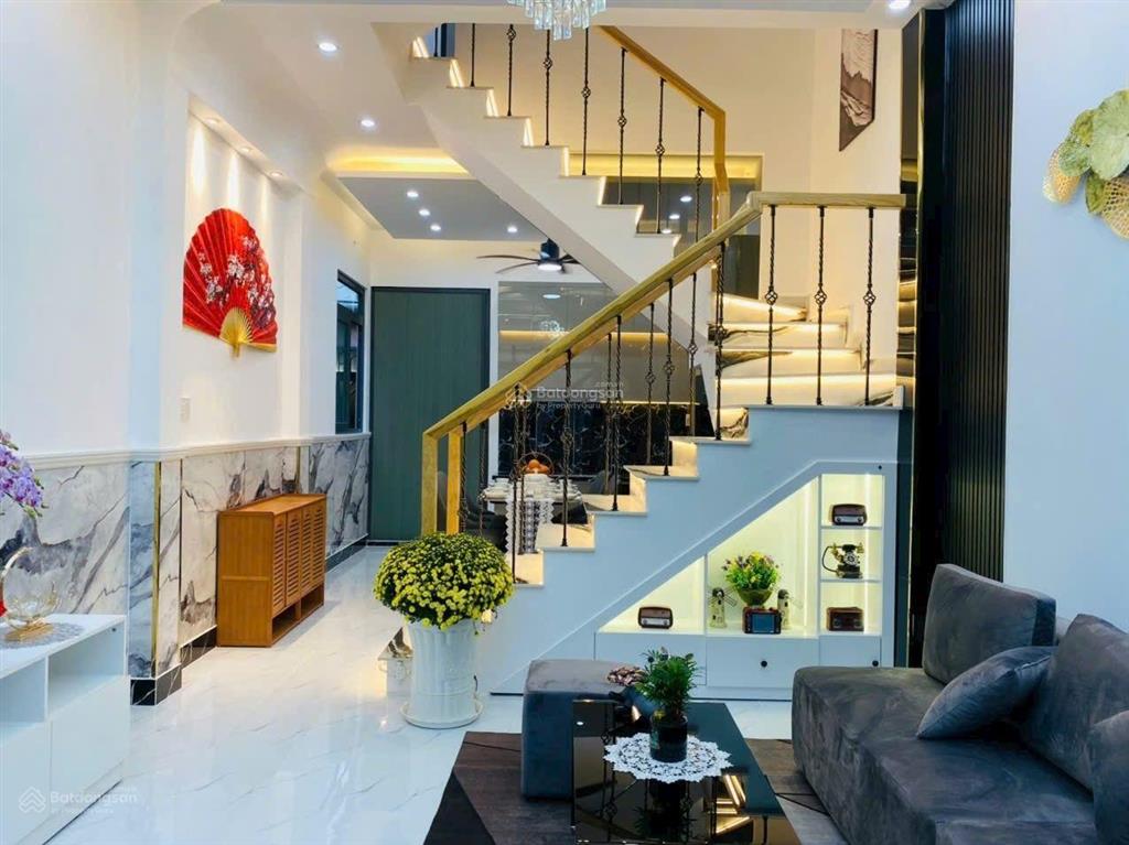 Bán nhà 4 tầng hẻm xe hơi 2174/2/2 huỳnh tấn phát, tt nhà bè. tặng full nội thất. giá 6.05 tỷ