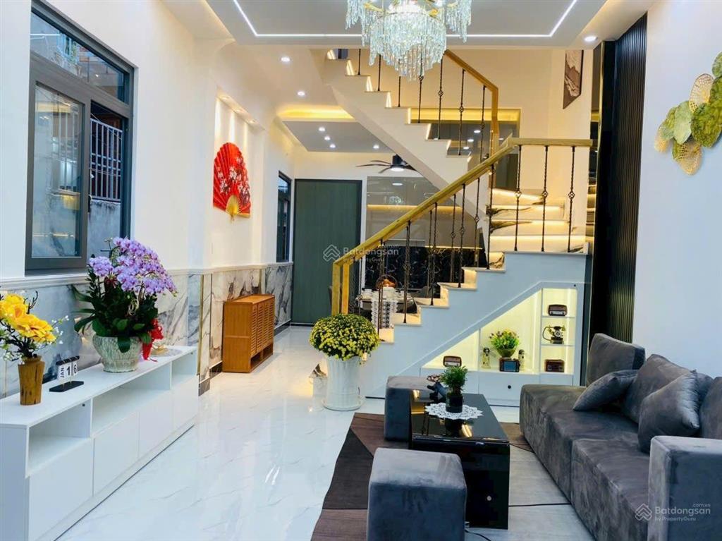 Bán nhà 4 tầng hẻm xe hơi 2174/2/2 huỳnh tấn phát, tt nhà bè. tặng full nội thất. giá 6.05 tỷ