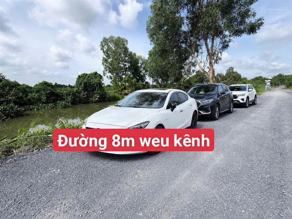 Hàng hiếm tại tỉnh lộ 816, 390 triệu, 500m2 đất vườn, view kênh mát mẻ