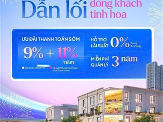 Bđs thương mại thấp tầng boutique gate  tọa độ vàng hút khách  0966 382 ***