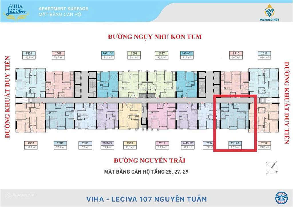 Bán căn hộ giá tốt 3pn tầng 29 viha complex, 107 nguyễn tuân