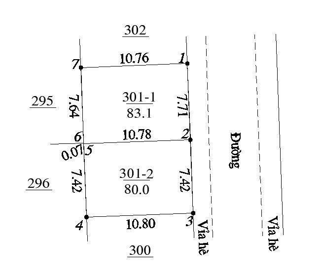 Bán 83m đất dịch vụ khu di trạch