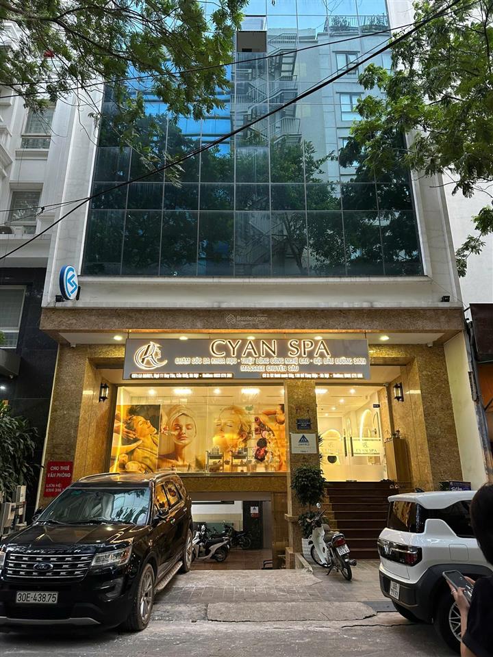Cho thuê tòa nhà 2 mặt tiền mặt phố nguyễn chánh, dtsd 150m * 8 tầng, thông sàn, có pccc. giá 140tr