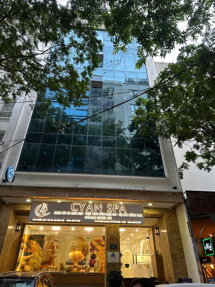 Cho thuê tòa nhà 2 mặt tiền mặt phố nguyễn chánh, dtsd 150m * 8 tầng, thông sàn, có pccc. giá 140tr