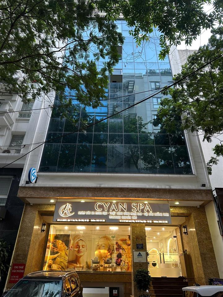 Cho thuê tòa nhà 2 mặt tiền mặt phố nguyễn chánh, dtsd 150m * 8 tầng, thông sàn, có pccc. giá 140tr