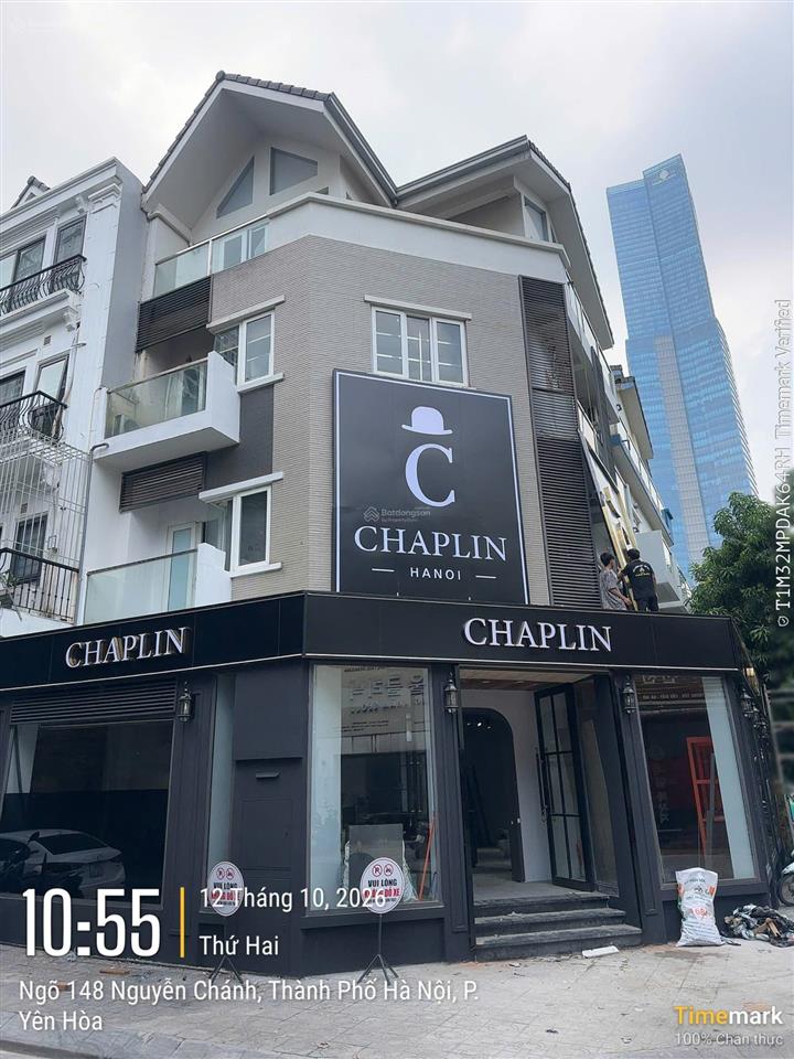 Chính chủ cho thuê căn nhà liền kề lô góc 2 mt khu a10 nguyễn chánh, dt 100m * 4 tầng. giá 55tr