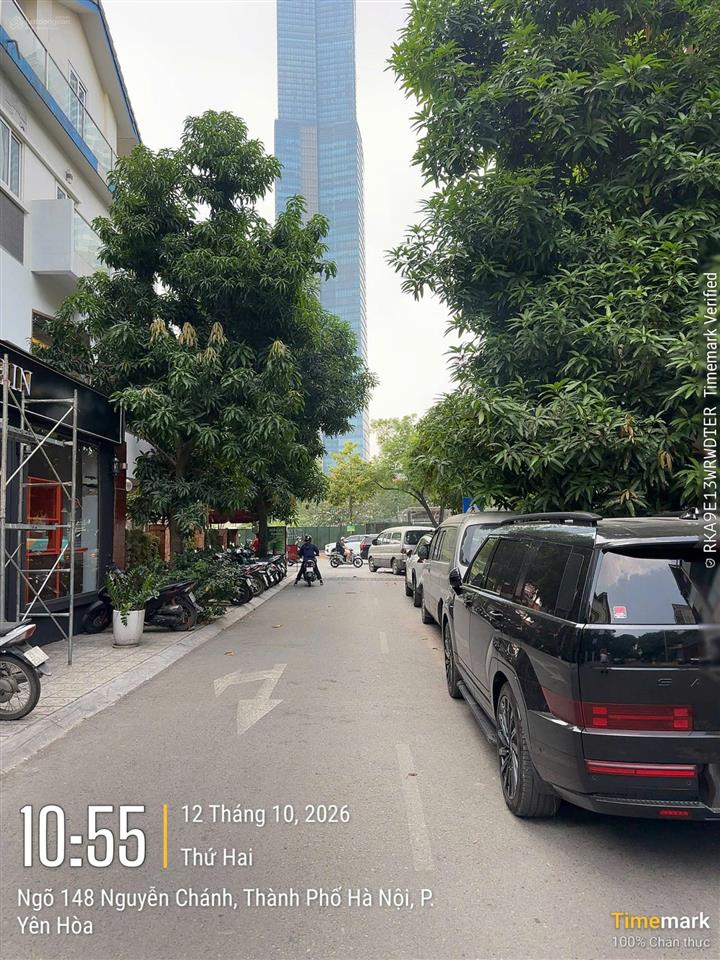 Chính chủ cho thuê căn nhà liền kề lô góc 2 mt khu a10 nguyễn chánh, dt 100m * 4 tầng. giá 55tr