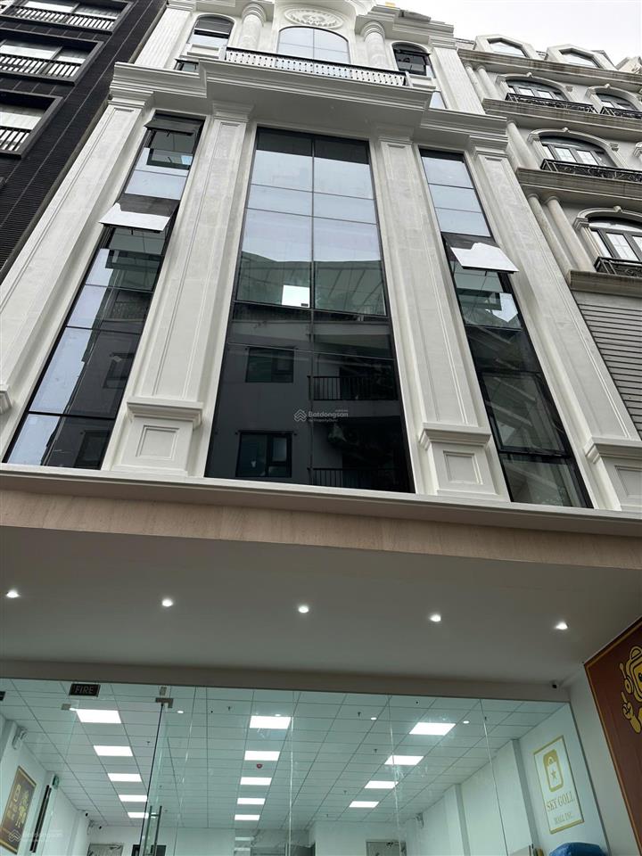 Cho thuê tầng 1,2,3 toà nhà 7 tầng + hầm mặt phố trung kính, dt 100m2 / sàn, hầm sd chung. giá 55tr