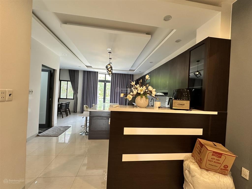 Cho thuê shophouse 4 tầng đẹp, nại nam khu gần công viên á châu, helio, full nội thất