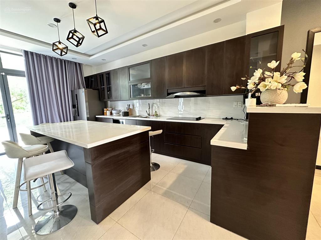 Cho thuê shophouse 4 tầng đẹp, nại nam khu gần công viên á châu, helio, full nội thất