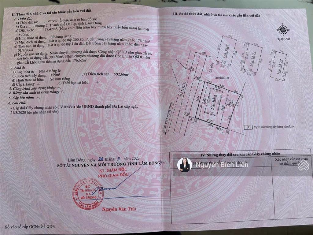 Siêu phẩm villa 2 mặt tiền đẳng cấp phố sương mù, xô viết nghệ tĩnh, đà lạt