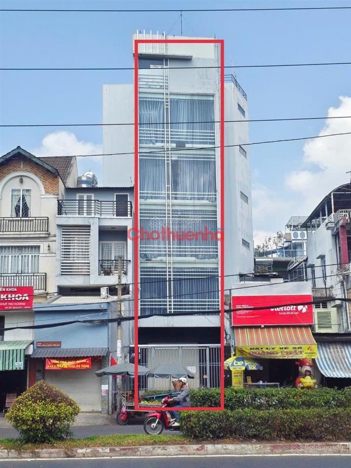Nhà nguyên căn mtkd đường bình tiên quận 6, 5x20m, 5 tầng, 1 hầm,có thang máy, đang kd 22 phòng trọ
