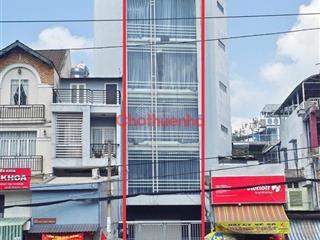 Nhà nguyên căn mtkd đường bình tiên quận 6, 5x20m, 5 tầng, 1 hầm,có thang máy, đang kd 22 phòng trọ