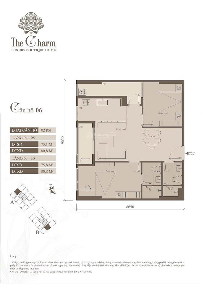 Nhận ký gửi, mua bán và thuê căn hộ the charm  an hưng  tố hữu (  0962 991 ***)