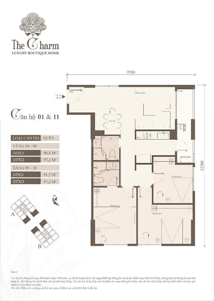 Nhận ký gửi, mua bán và thuê căn hộ the charm  an hưng  tố hữu (  0962 991 ***)