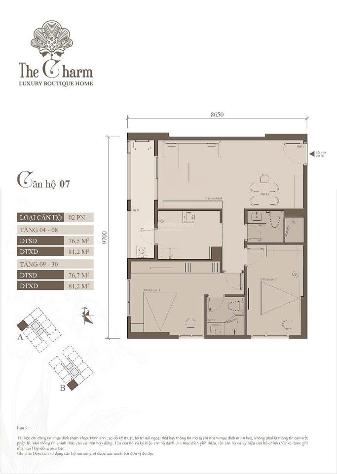 Nhận ký gửi, mua bán và thuê căn hộ the charm  an hưng  tố hữu (  0962 991 ***)