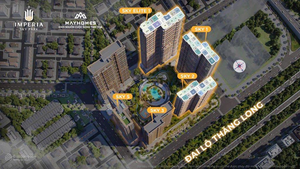 Bán căn 45m²  sky2 imperia sky park  nam an khánh ( 0962 991 ***)